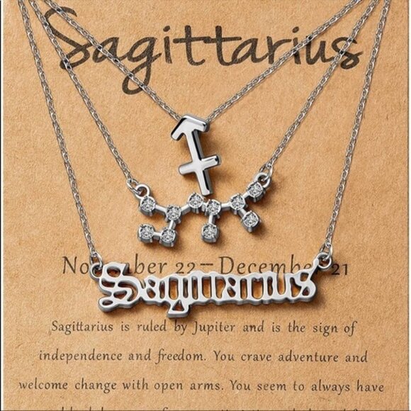 Set Of Sagittarius Necklaces - Picture 1 of 2